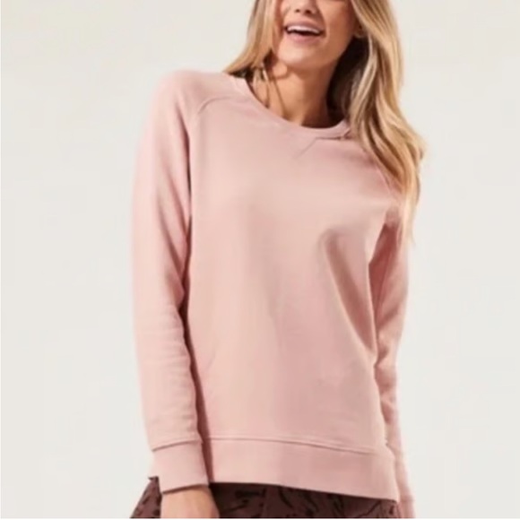 Pact organic cotton Pink Crewneck Sweatshirt - Picture 1 of 4